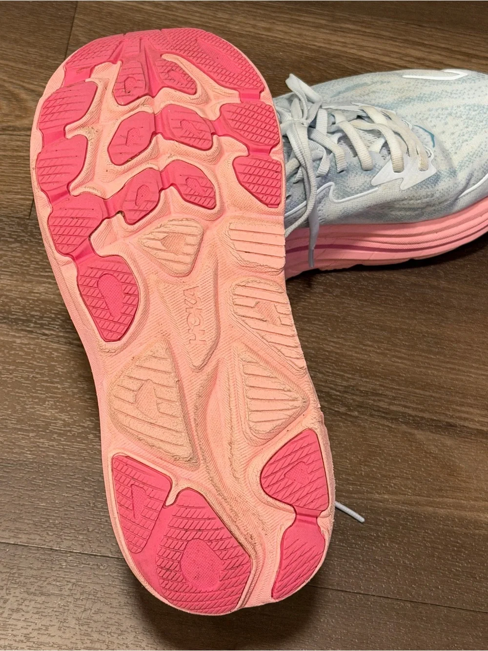 Hoka breathable mesh